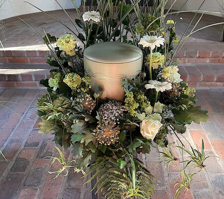 Urnen schmuck für Fischer -Juli