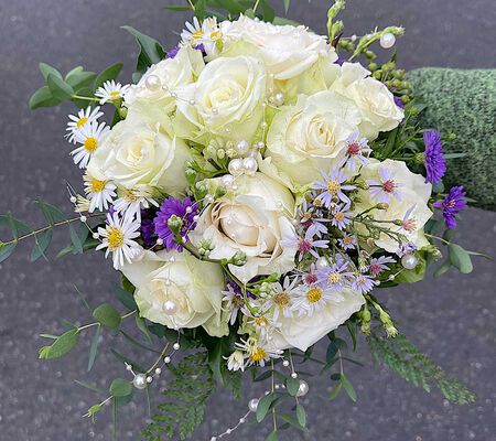 weiss blau ins Glück im Oktober