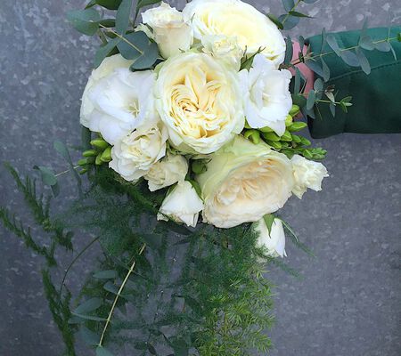 Brautstrauss weiss Januar