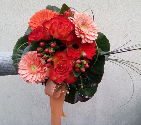 oranges Potpouri in Begleitung